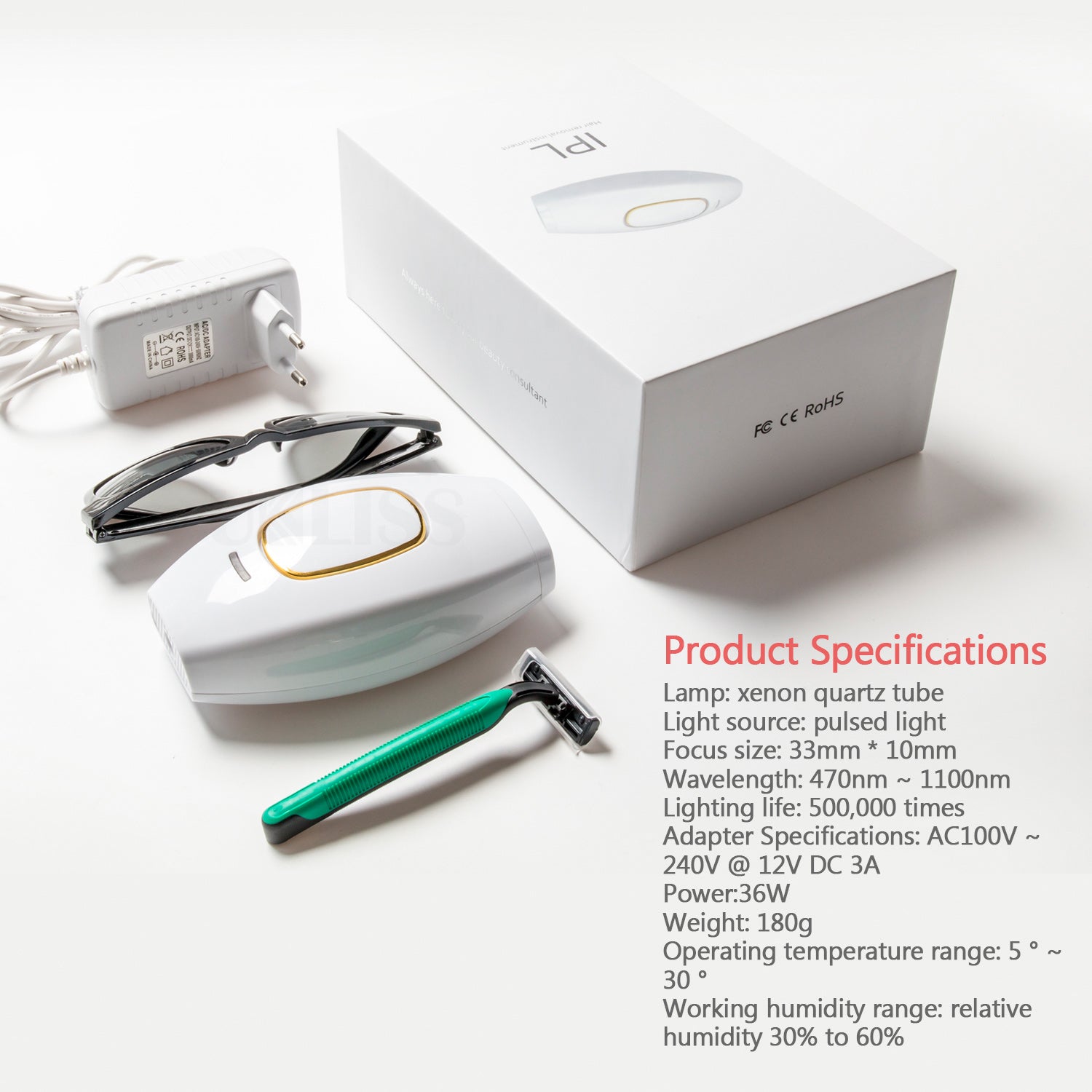 IPL Laser Hair Removal Set