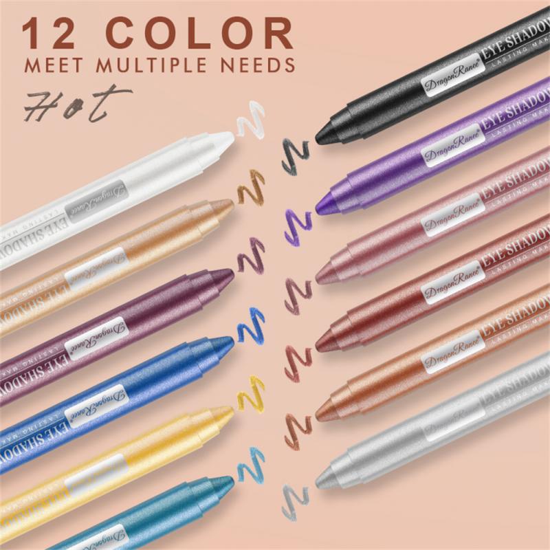 12 Colour Eyeshadow Pencil Set