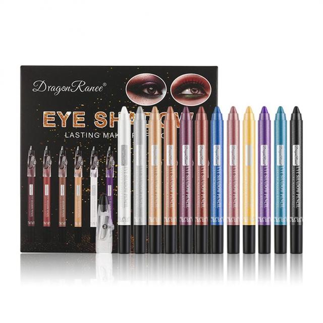 12 Colour Eyeshadow Pencil Set